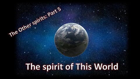 The spirit of This World - Pastor Ben (The Lampstand - Victoria)