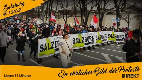 Salzburg-Demos (30.1): So laut, bunt und friedlich waren sie wirklich!