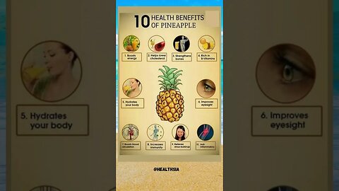 10 Health benefits of pineapple