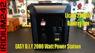 Use Your Own Battery And Save! Licitti 2000W AC Battery Box