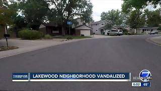 Lakewood neighborhood vandalized