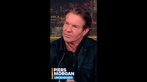 Dennis Quaid, star of the upcoming Reagan film, tells Piers Morgan he’s voting for Donald Trump.