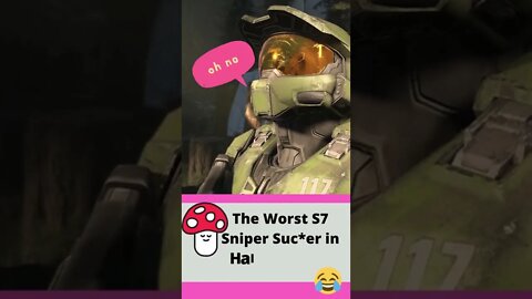 Worst S7 Sniper Sucker in Halo Infinite !! 🤣🤣 #HaloInfinite Terrible Player WTF Clip 🤖🤬🤬🤣.