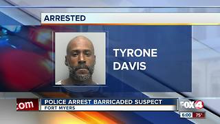 Barricaded suspect surrenders to Fort Myers Police