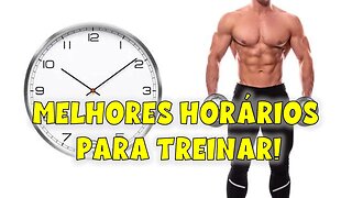 Melhores horários para treinar