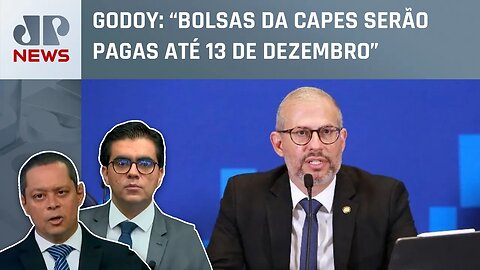 Toffoli dá 72 horas para que governo Bolsonaro explique cortes no MEC; Serrão e Vilela comentam