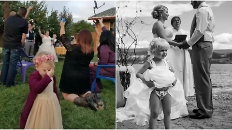 15 Funny Pics of Kids at Weddings