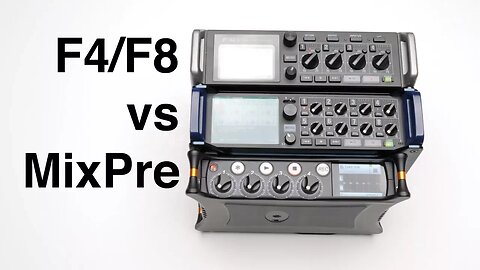 Zoom F4/F8 vs MixPre-3 and 6 Audio Recorder Comparison