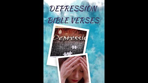 7 Bible verses for DEPRESSION // Scriptures for Depression// Depression Motivation 9 #shorts
