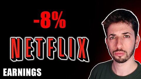 Netflix Stock CRASH After Great Earnings. What Happened?