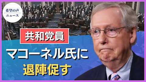 共和党指導者らがマコーネル氏に退陣を促す【希望の声ニュース/hope news】