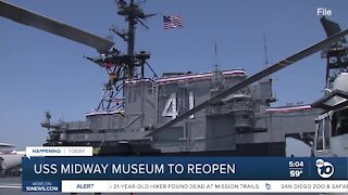 USS Midway Museum reopening to the public