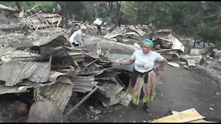SOUTH AFRICA - Durban - Kenville shack fire (Videos) (dyD)