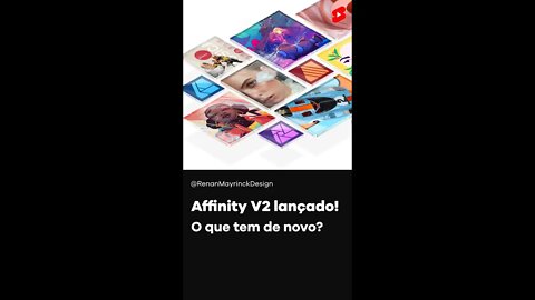 A @Affinity acaba de lançar a suite gráfica Affinity V2!