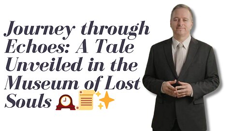 Journey through Echoes: ATale Unveiled in the Museum of Lost Souls #LiteraryAdventure #TimelessTales