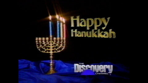 December 1990 - Discovery Channel Hanukkah Bumper & Discover Card Ad