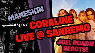 Måneskin @ Sanremo Music Festival 2022, Italy Feb,1 'Coraline' lyrics' English version - Reaction