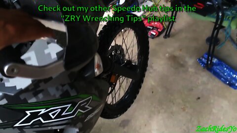 #KLR Wrenching Tips - Speedometer Hub Install Allignment