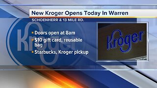 New Kroger opens today in Warren