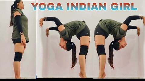 Indian Girl Advance back band yoga workout | GIRLS BACK BAND YOGA YOGA INDIAN GIRL