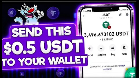 Send This Free $0.5 Usdt To Your Trust Wallet (Free Usdt Mining Site 2024)