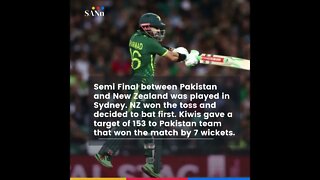 Pakistan enters T20 World Cup Final beating NZ in Semi Final