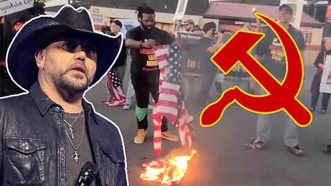 Communist Revolutionaries BURN U.S. Flags outside of a Jason Aldean concert! The RED SCARE is here!