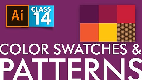 Adobe Illustrator - Color and Pattern Swatches - Class 14 - Urdu / Hindi