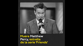 Muere el actor Matthew Perry, estrella de la serie ‘Friends’