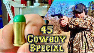 45 Cowboy Special with Lee 452-160-RF Bullet and Trail Boss in the Cimarron Pistoleer - First Time