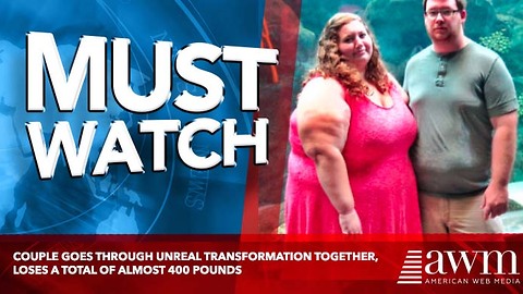 Couple Goes Through Unreal Transformation Together, Loses A Total Of Almost 400 Pounds
