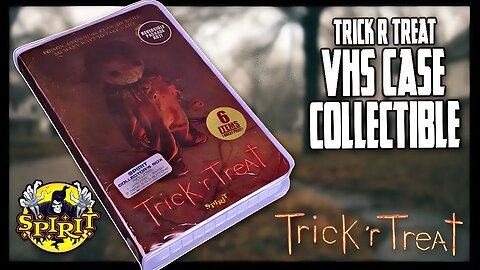 Spirit Halloween Trick R Treat VHS Collectors Case with Surprises | Spooky Spot 2023