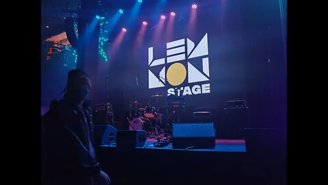 Phoenix Lauren Singing and playing the keyboard live at Lemmon Stage