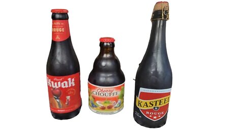 Pavek Kwak Rouge 8.4% ABV La Chouffe Cherry 8.0% ABV Kasteel 8.0% ABV Belgium Face Off