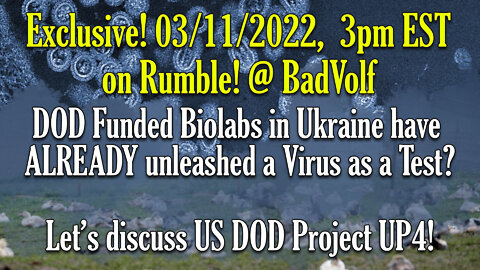 Ukraine Already Tested Bioweapon Dispersal? Let's see!