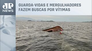 Naufrágio na Baía de Guanabara deixa 5 desaparecidos no RJ