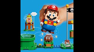 lego super mario stop-motion, relaxing music