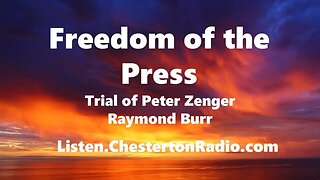 Trial of Peter Zenger - Raymond Burr - Pat O' Brien - Freedom of the Press