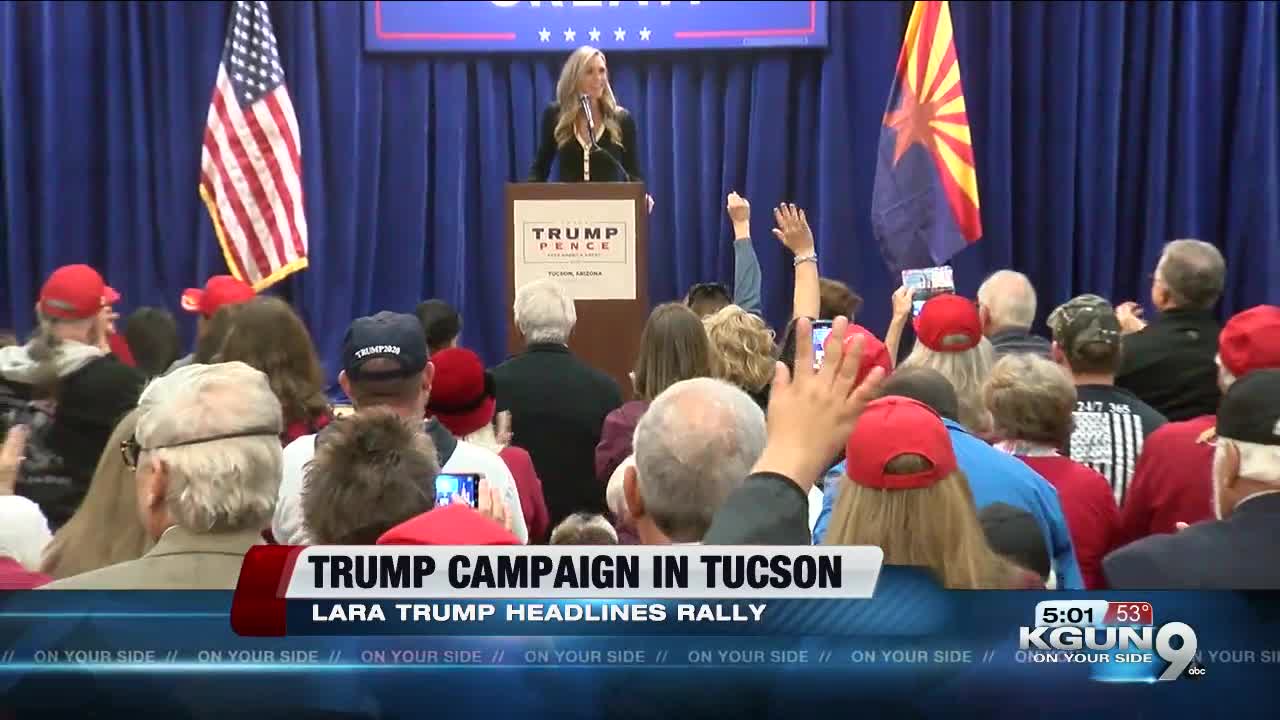 Pres. Trump’s daughter-in-law campaigns in Tucson