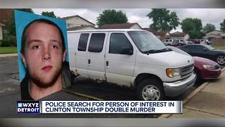 Person of interest sought in Clinton Township double murder