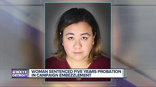 Woman sentenced to 5 years probation in campaign embezzlement
