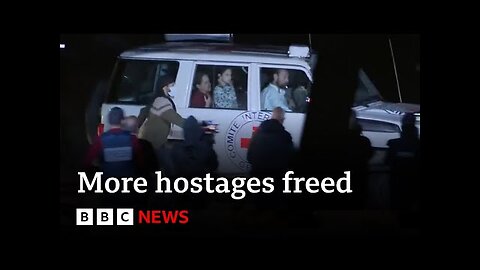 More Israeli hostages freed by Hamas in exchange for Palestinian prisoners – BBC News