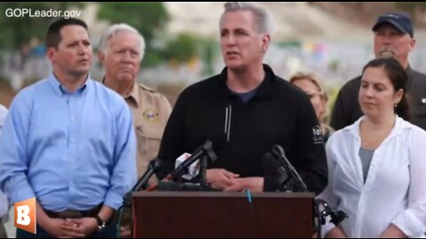 RIGHT NOW: Leader Kevin McCarthy ripping Biden in Eagle Pass, TX…