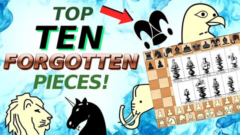 Top ten forgotten chess pieces of history!
