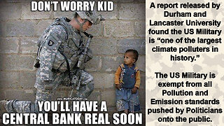 If You Really Want To Protect The Environment & Stop War: We Must End The Fiat Banking System! 🖨️💸
