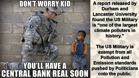 If You Really Want To Protect The Environment & Stop War: We Must End The Fiat Banking System! 🖨️💸