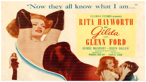 🎥 Gilda - 1946 - Rita Hayworth - 🎥 FULL MOVIE