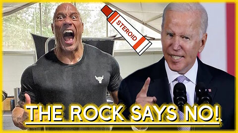 THE ROCK WILL NOT ENDORSE BIDEN AGAIN!!