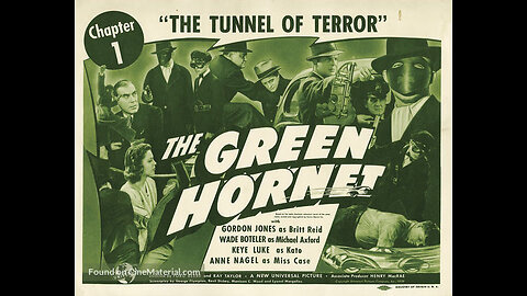 THE GREEN HORNET (1940)--colorized