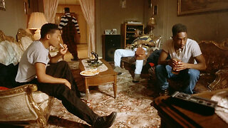 Tupac Chillin' Watching TV “Made It Ma, Top of the World!” James Cagney "White Heat" | Juice HD